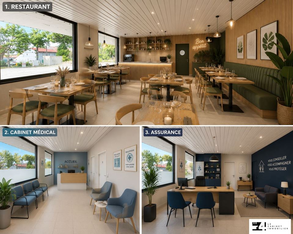 Local commercial MARTRES TOLOSANE (31220) LE 4 LE CABINET IMMOBILIER