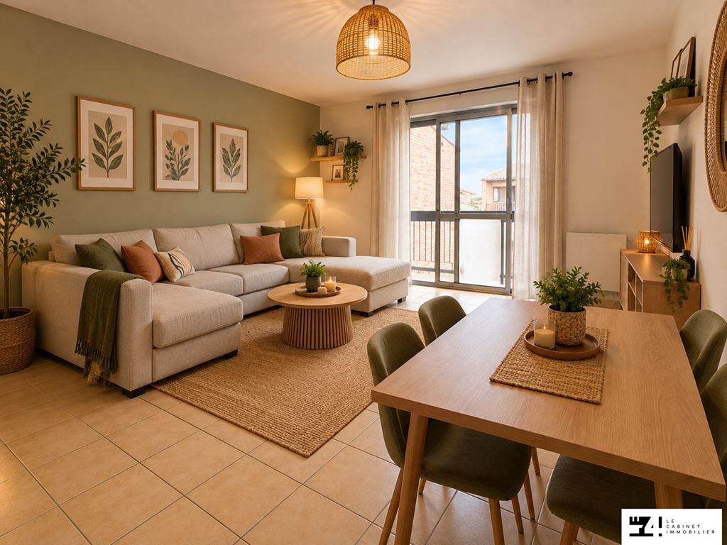Appartement T2 CAZERES (31220) LE 4 LE CABINET IMMOBILIER